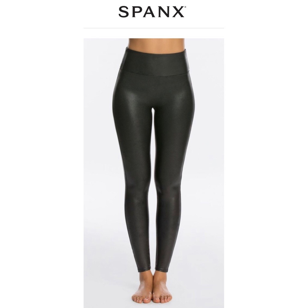 Spanx Faux Leather Leggings